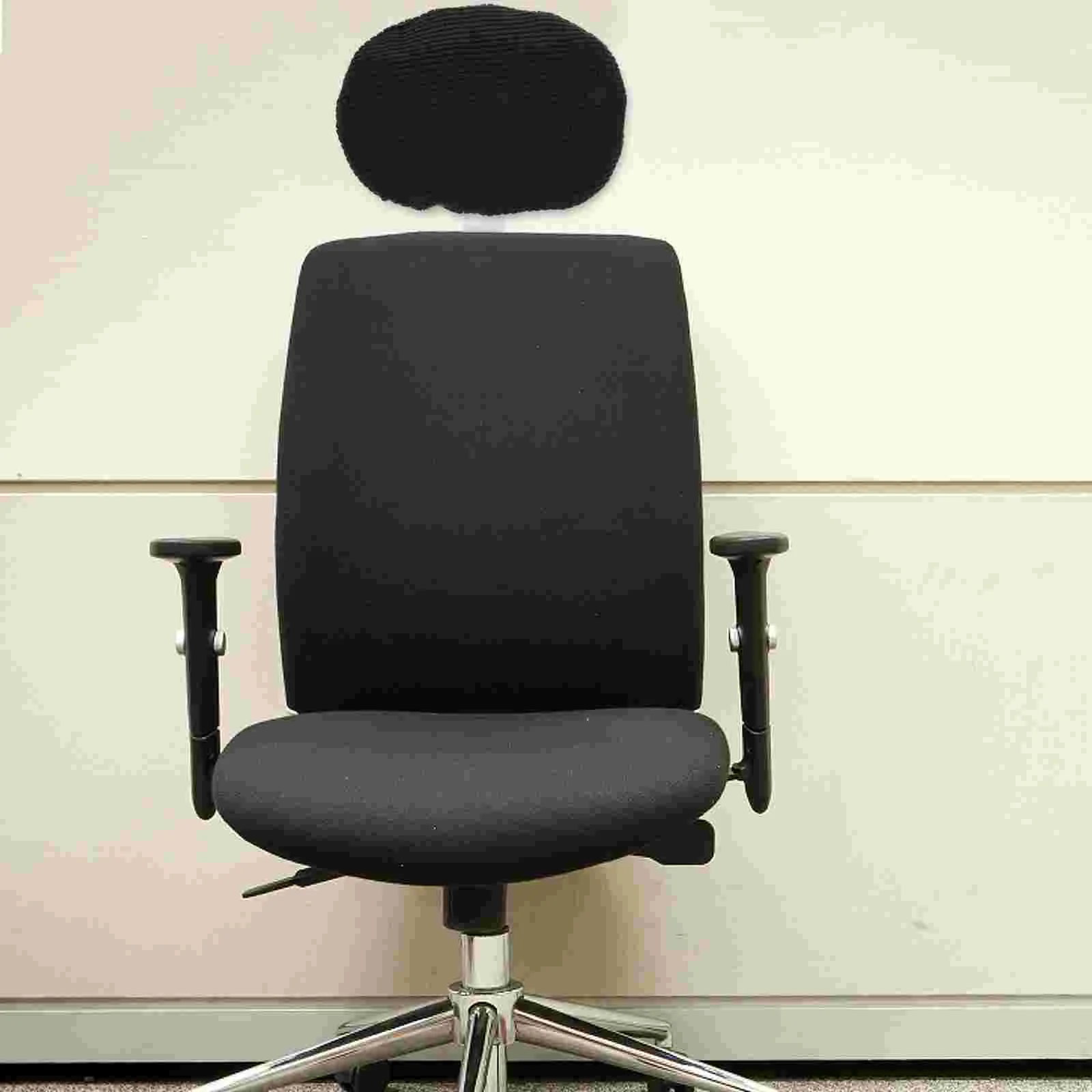 Accessori per la copertura del poggiatesta della sedia da ufficio forniture manicotto del cuscino accessori antipolvere poliestere