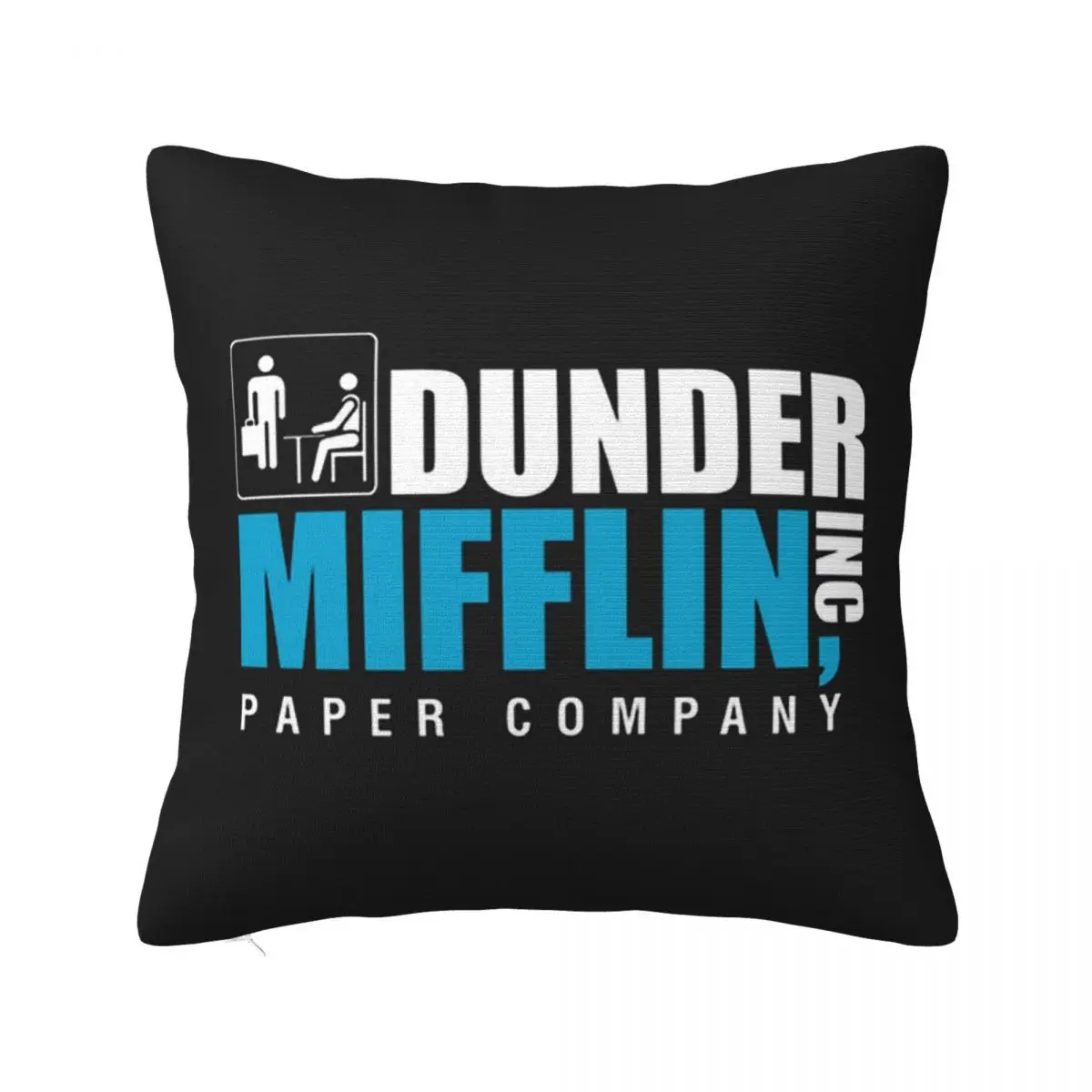 Dunder Mifflin Paper Company Essential Square Pillowcase Pillow Cover Cushion Decor Comfort Throw Pillow for Home Bedroom