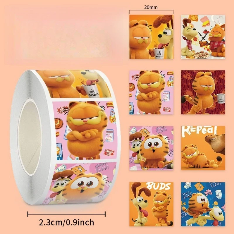 Garfield Odie Sticker Creative High Color Value Cute Cartoon Printing Student Water Cup Mobile Phone Shell Waterproof Sticker view 2