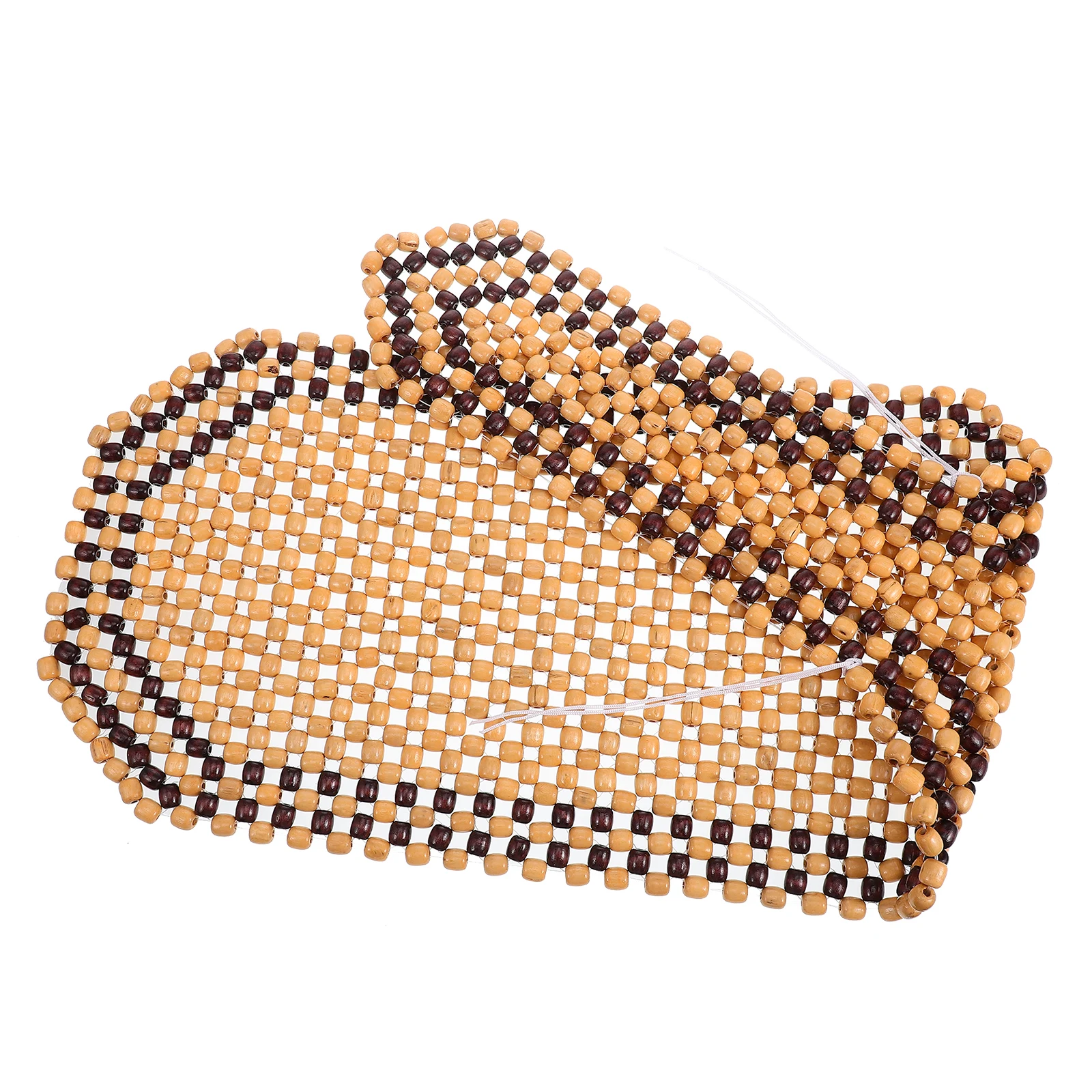 

Wooden Beaded Car Seat Cushion Summer Cool Driving Reliable Quality Durable Easy Install Acupressure Massage Air