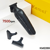 5W Professional Hair Trimmer 7500RPM Motor Barber Finish Machine Powder Metallurgy Ceramic Blade Salon Oil Head Hair Clipper 5V