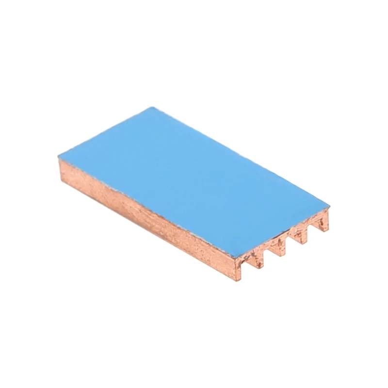 F3KE Ultra-thin ทองแดง การ์ดหน่วยความจำชิป IC Heat Sink Cooler Pad สำหรับชิป Mos