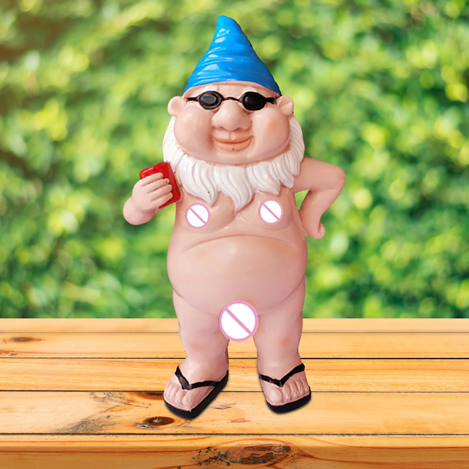 ตลก Garden Gnomes Naughty Garden Gnome รูปปั้นเรซิ่น Garden Gnome รูปปั้น Gnomes Garden ตกแต่ง Garden Gnome Figurine สำหรับ Ou