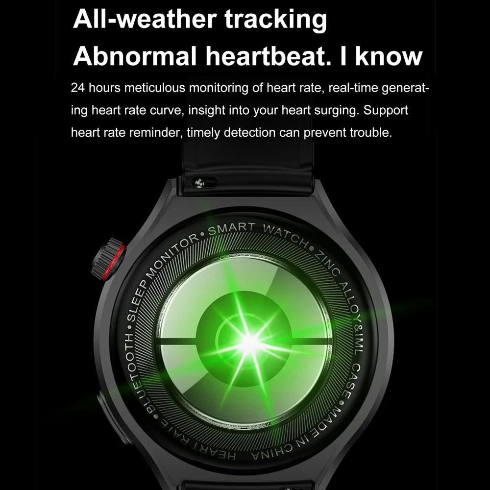 Montre intelligente d'appel Bluetooth étanche pour hommes et femmes, écran AMOLED 1.43 ", fréquence cardiaque sportive, bracelet sain, lecture de musique