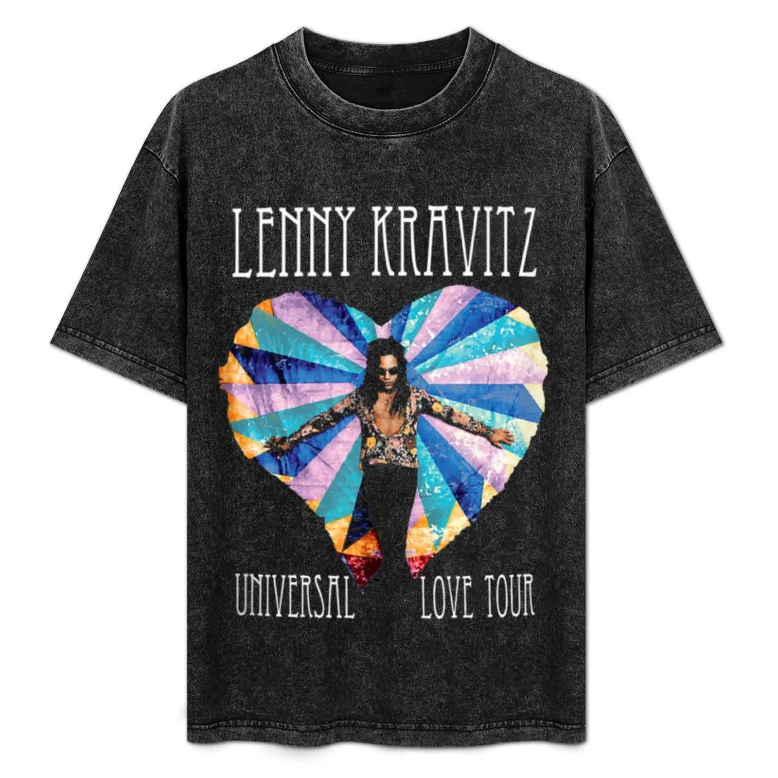 

Lenny Kravitz – универсальная футболка Love Tour, топы больших размеров, новое издание, футболки с рисунком, футболки для мужчин