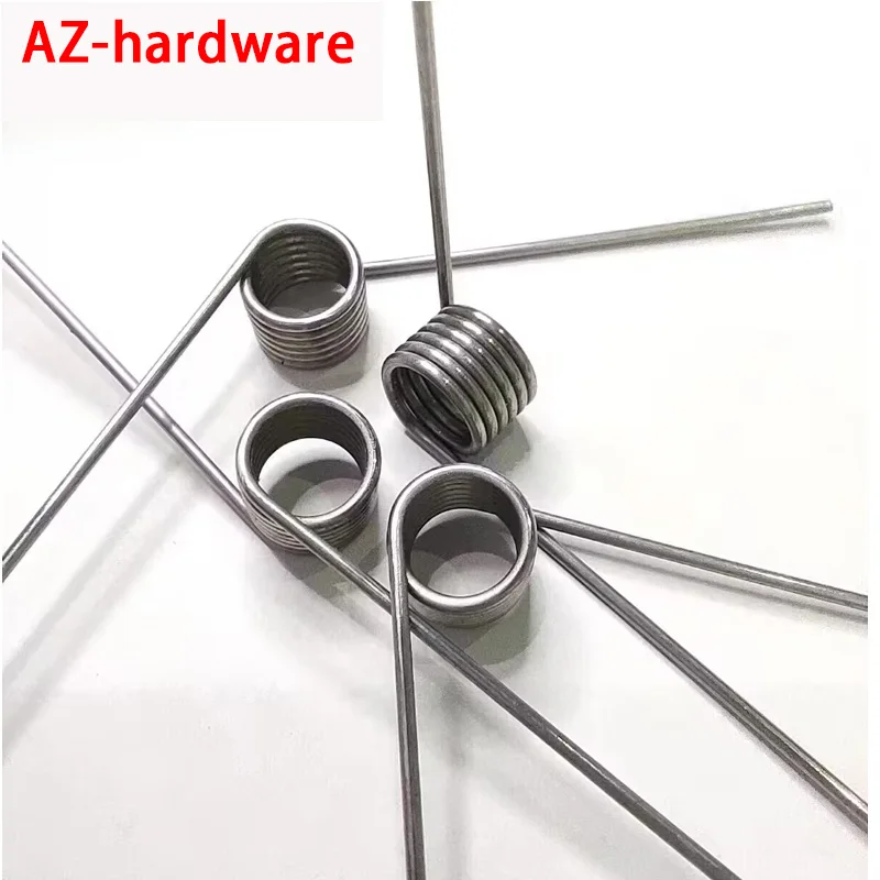 60 90 120 180 Degrees Angle V-Shaped Spiral Spring 304 Stainless Steel  Torsion Spring Wire Diameter 0.7 10PCS