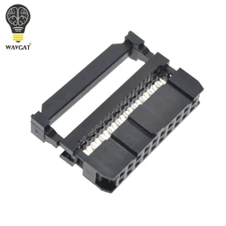10PCS FC-20P 2x10Pin Dual Row Pitch 2.54mm IDC Socket Connector Female Header 20-pin cable socket