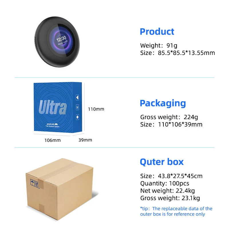 Android 15 Smart Car Box SM6350,5G Wireless CarPlay & Android Auto Connectivity Adapter
