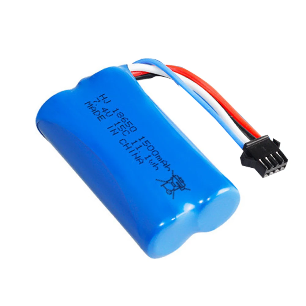 7.4V 1500mAh 18650 Li-ion battery for UDI R/C UDI001 UDI011 UDI901 Udi007 UDI002 HQ960 / 747 Venom Speed Boat Car toys accessory