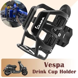 Portavasos para bebidas para motocicleta Piaggio Vespa GTS GTV LX 60 125 250 300 Primavera Sprint GTS 300 LXV 125, accesorios de montaje