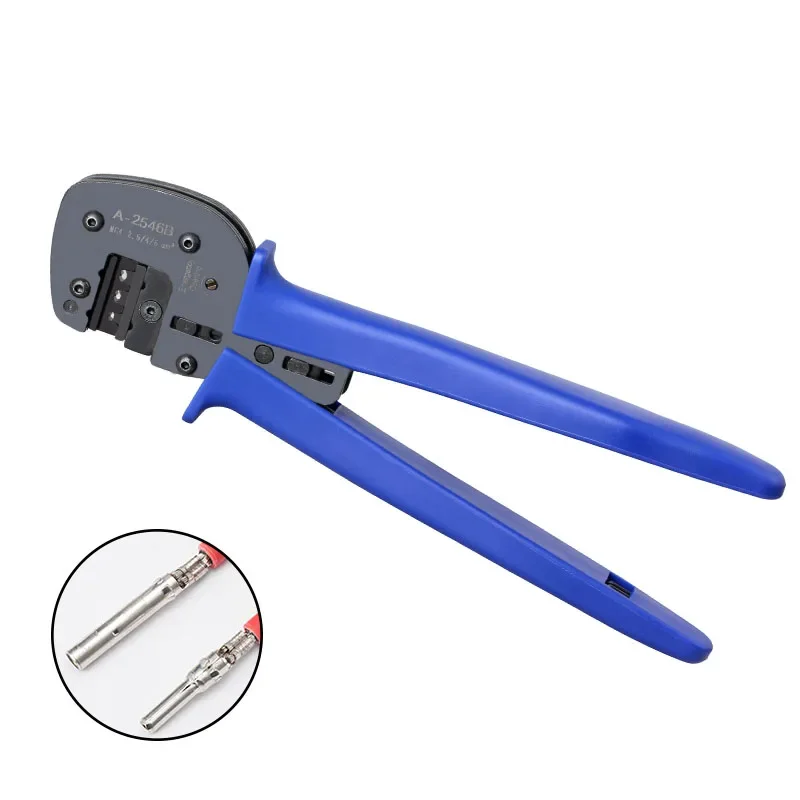 A-2546B Solar PV Connector Crimping Plier Ratchet Crimping Tool For MC3 4 Connectors Crimping Tools