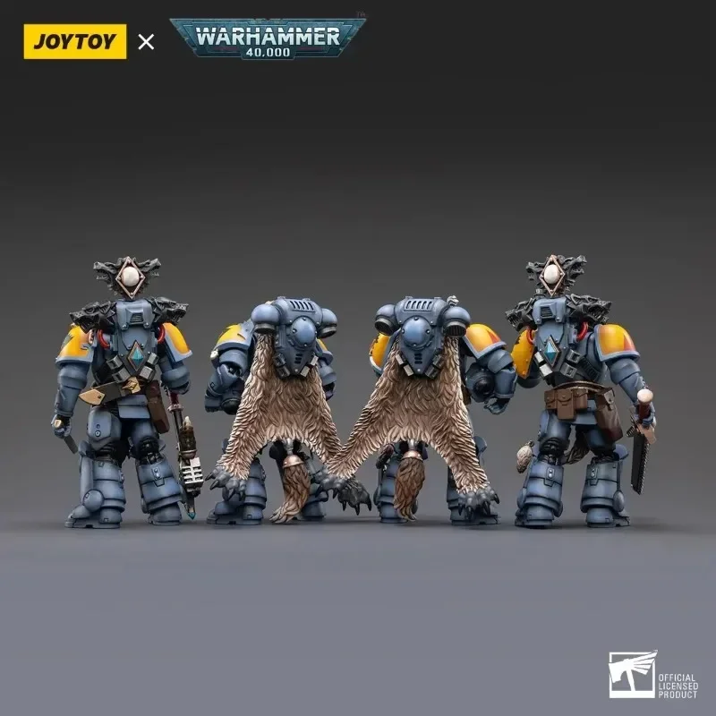 JOYTOY Warhammer 40K 1/18 All Action Figures with Articulated Joints Space Marines Space Wolves Claw Pack Military Model Toys