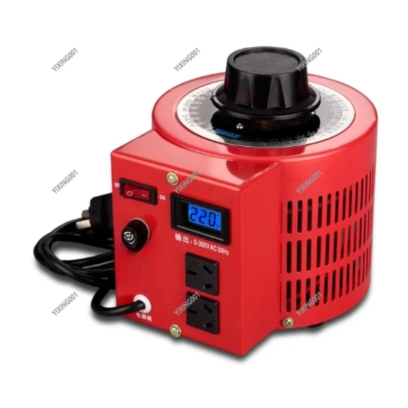 Single Phase Adjustable Voltage Regulator, Variable Transformer for Electronics, 0-300V, 0.5KW, 220V AC