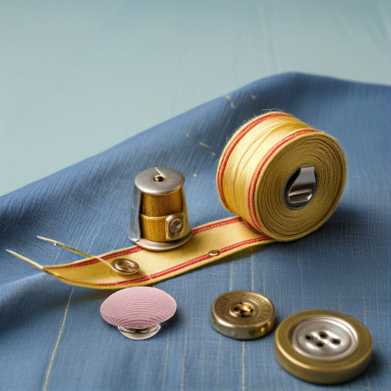 

32Pcs Hat Snap Button Kit 17 Mm 0.67 Inch Cloth Covered Buttons Metal Shank Round Fasteners for Cap Repair and Making