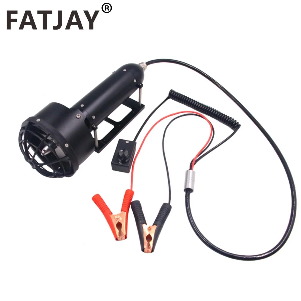 

FATJAY Brushless Underwater Thruster KYI-12V-9T 12V 9KG Thrust 300W Built-in ESC for Swim Board Modified Foam Box