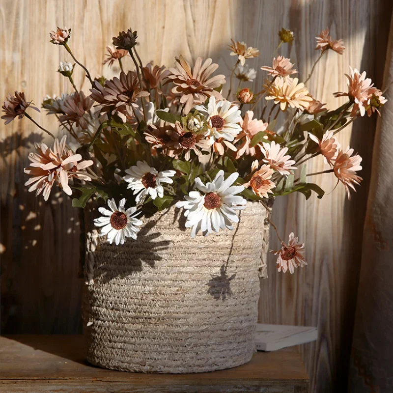 

5 Head Artificial Cosmos Small Daisy Chrysanthemum Artificial Flower Wedding Home Decoration Wedding Photography Props