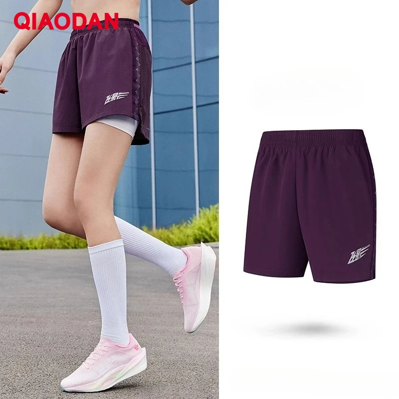 Qiaodan feiying mulher respirável shorts 2025 novo treinamento profissional maratonas de secagem rápida cintura elástica shorts qxbnk2252151r