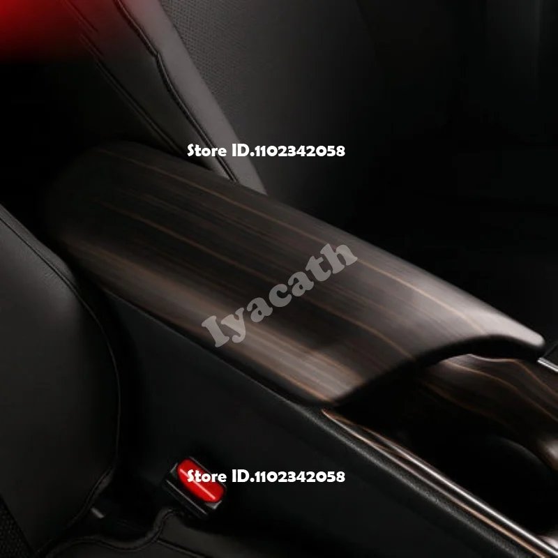 For Toyota C-HR CHR 2016 - 2022 Wood Grain Inner Window A Pillar Decor Panel Ceiling Roof Reading Lights Lamp Cover Accessories