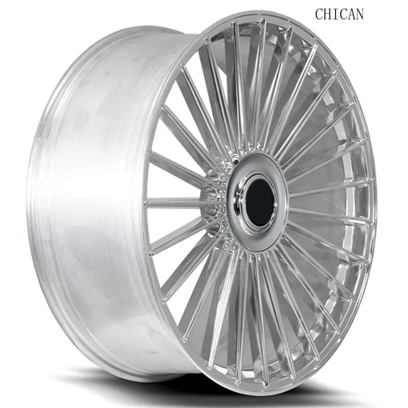 

2026 CHICAN Full Chrome Multi Spoke Forged Wheels 17-24 Inch 6061-T6 Aluminum Alloy Deep Concave Passenger Rims