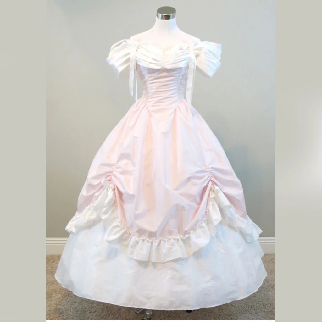 18th Century Victorian Rococo Women Girls Classic Princess Dress Adult Fairy Tale Palace Long Dress Fantasy Party Costume