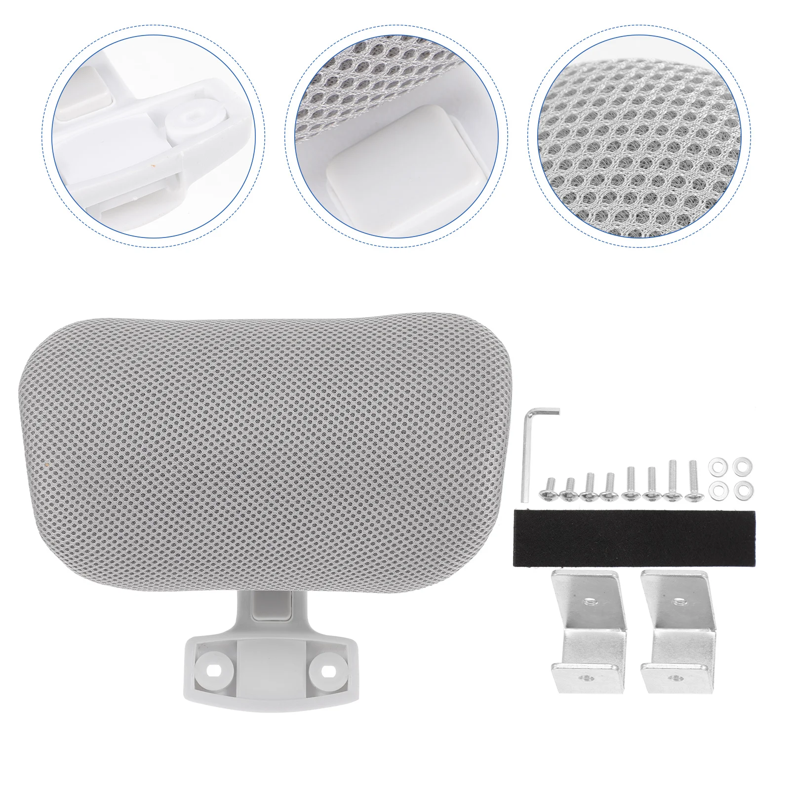 Adjustable Chair Cushions Headrest Attachment Replacement Chair Head Support Cushion Comfortable Ergonomic Replacement Pillow