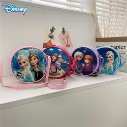 Disney Frozen 2 Anna Elsa Backpack Cartoon Waterproof Pu Bags Messenger Bag Shoulder Bag Baby Girl Schoolbag For Girls Children