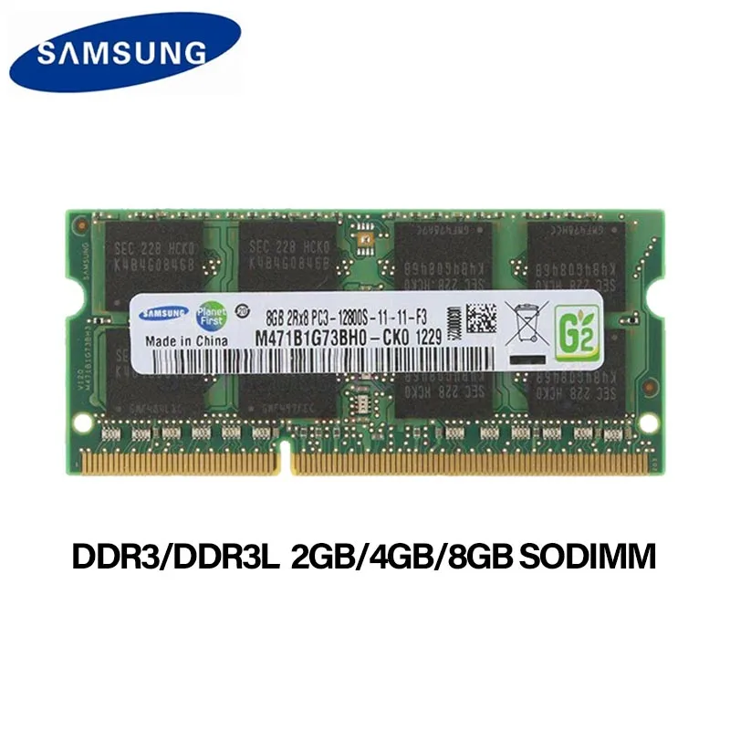 

Samsung DDR3L DDR3 Sodimm 8GB 4GB 2GB 1066MHz 1333MHz 1600MHz 1866MHz 204pin Laptop Ram Memory