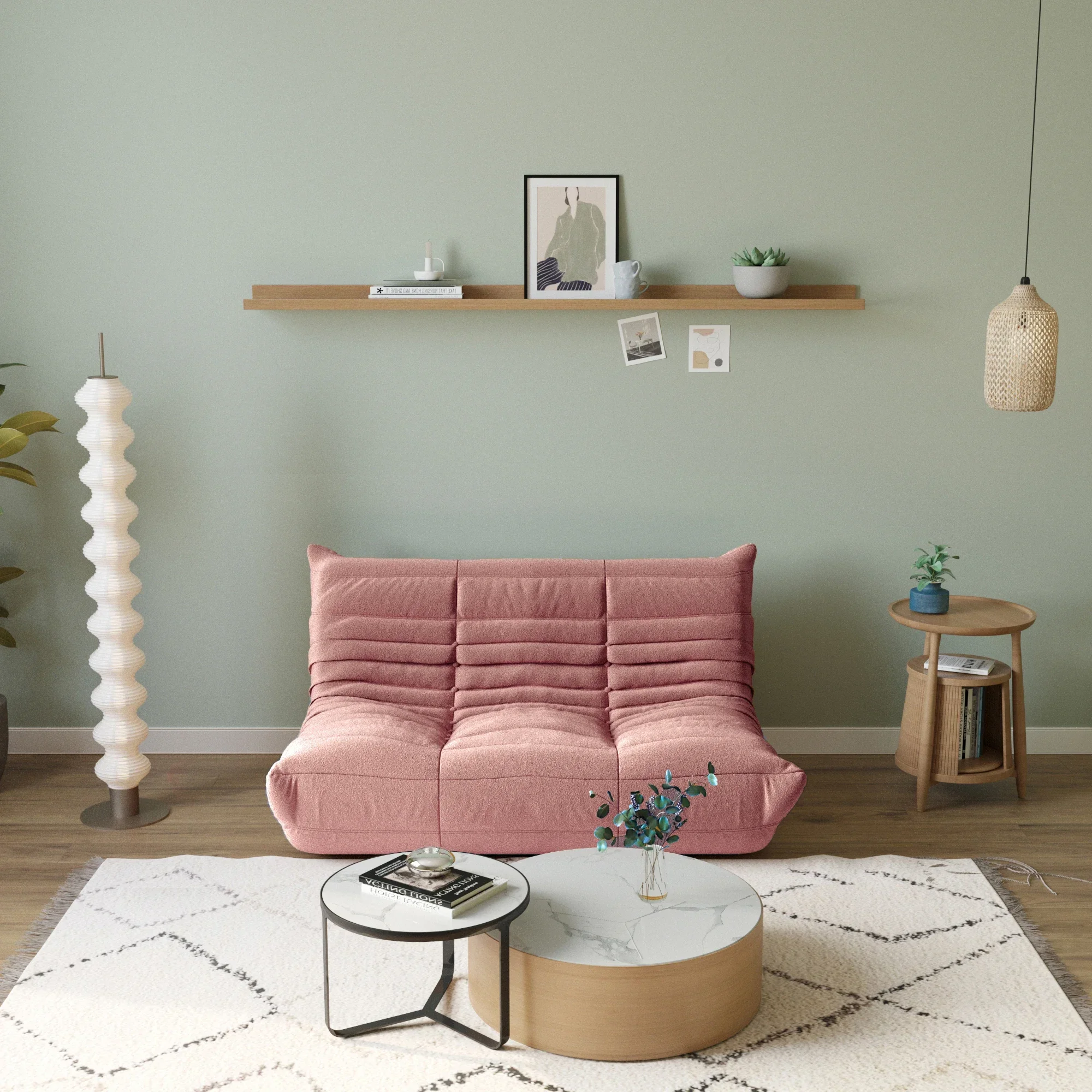 Rosa Lazy Sofa Multi-Seat Modular Sofa Chair Sitzsack Sofa