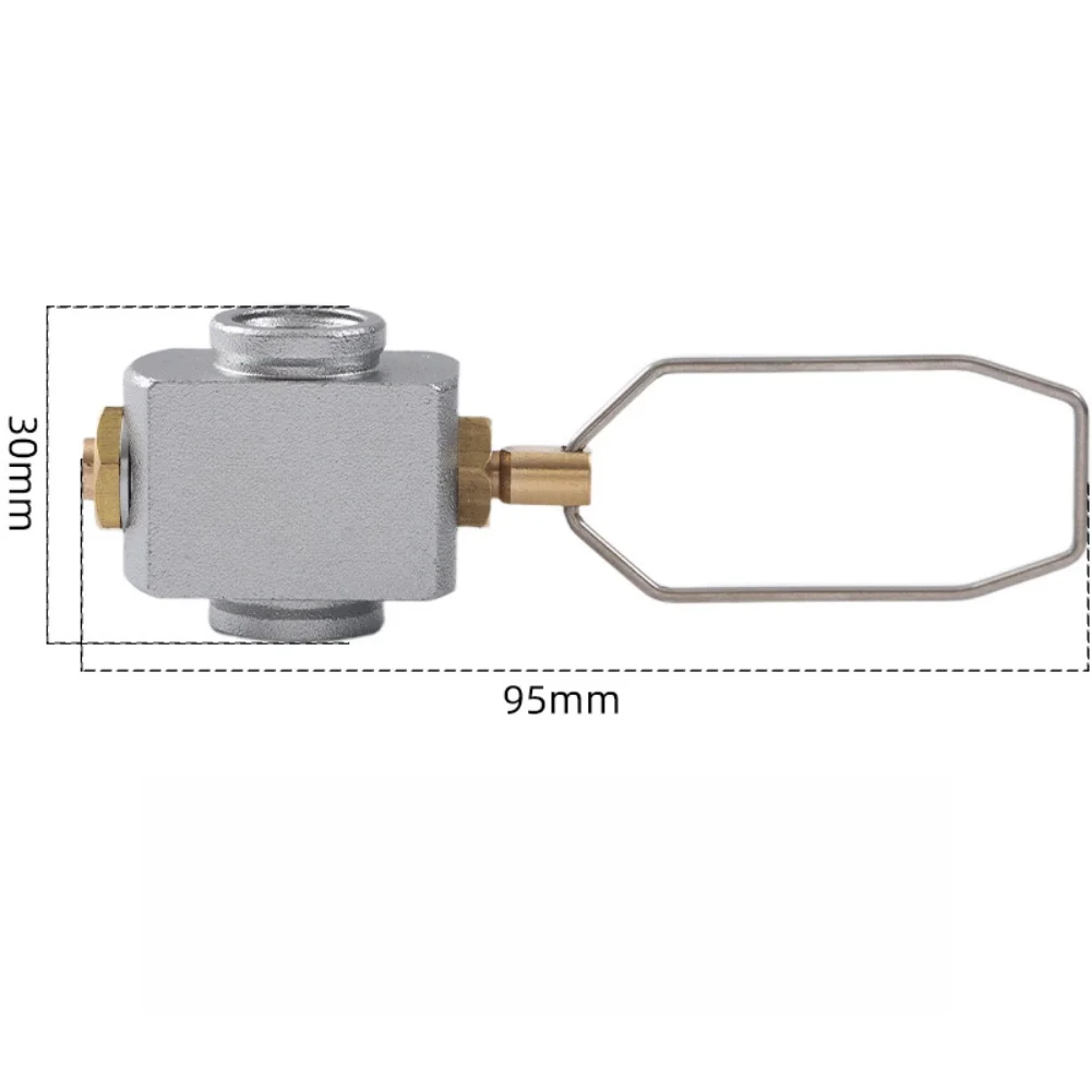 Outdoor Camping Gas Burner Adapter Converter Shifter Refill Tank Conversion Adapter Gas Canister Pressure Relief Valve