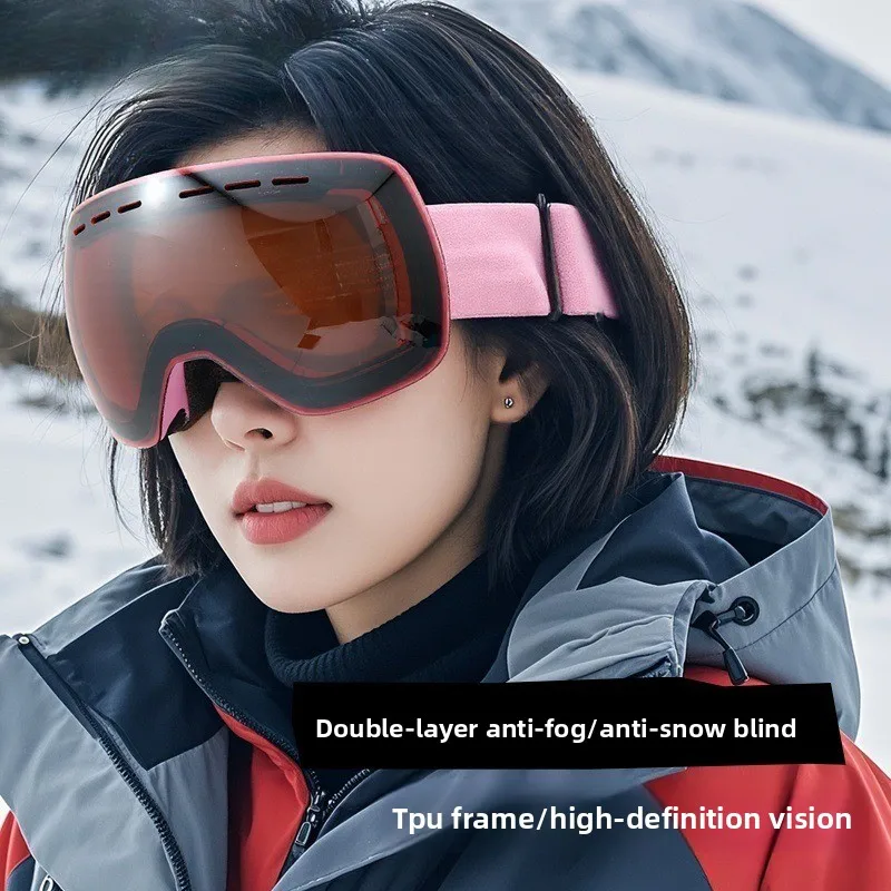 

Hot Sale Double Layers Anti-fog UV400 Snowboard Snow Goggles Ski Goggles Snowmobile Glasses Eyewear Outdoor Sport Skiing Glasses