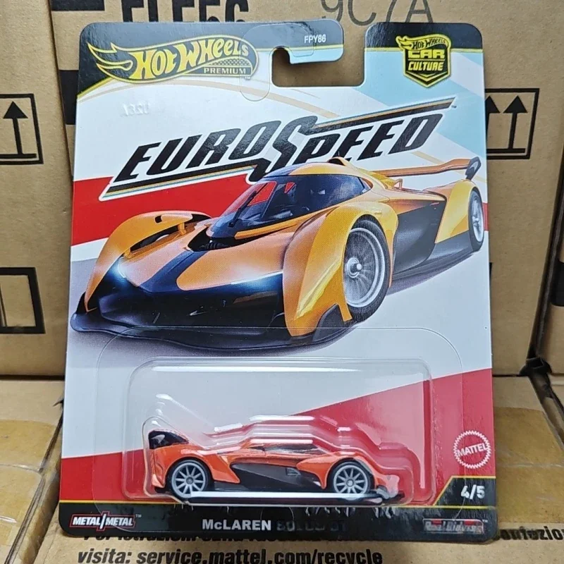 Echt Hot Wheels FPY86 Auto Model Auto Cultuur Ferrari Bugatti Aston Martin Eurospeed Set 1/64 Gegoten Model Collectible speelgoed