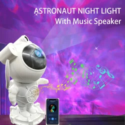 Astronaut Nebula Galaxy Projector nightlight Bluetooth music, bedroom decor, Christmas birthday gifts for adults and children