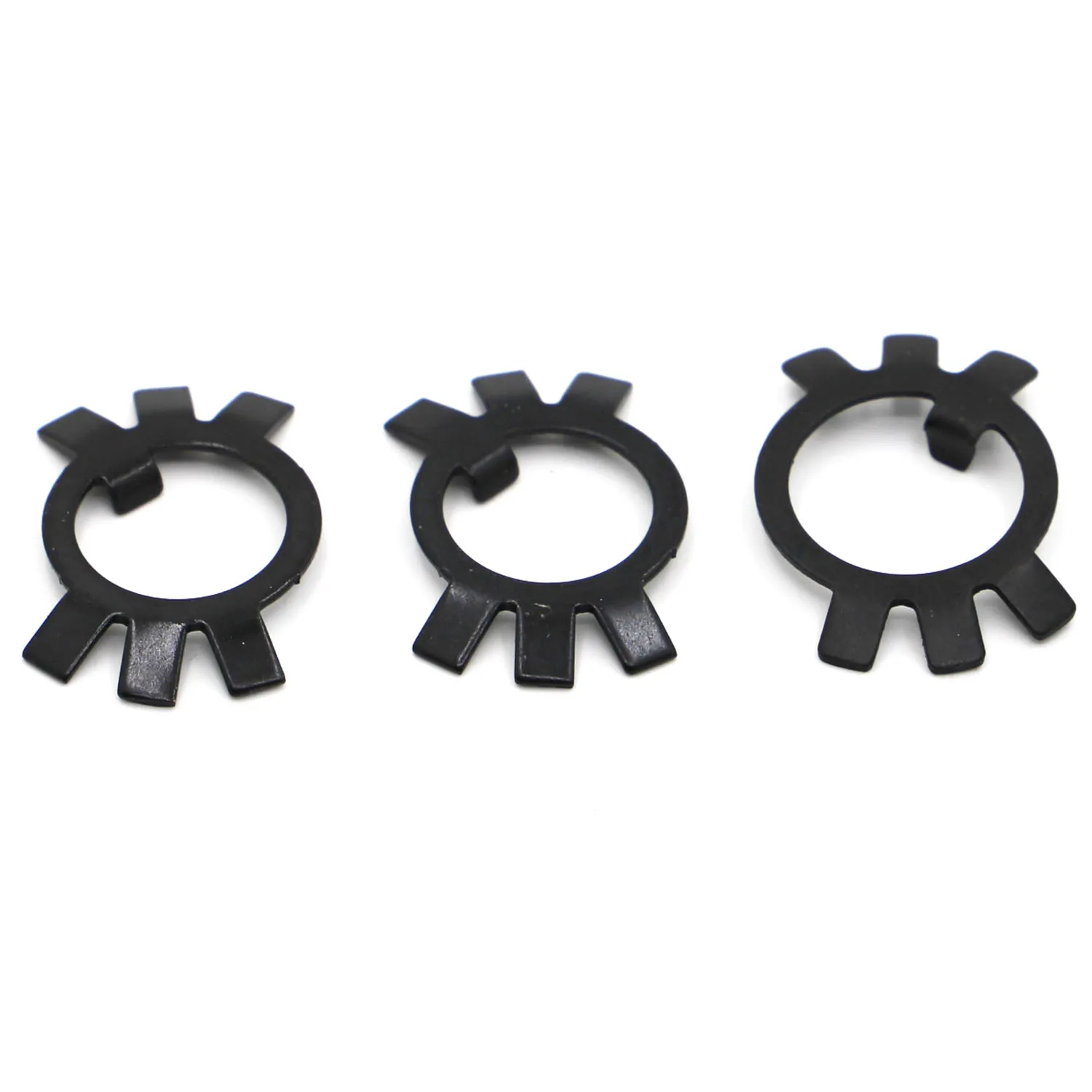 GB858 Lock Gasket Washers  M10 M12 M14 M16 M18 M20 M24-M36 Black Steel Lock Spacer Retaining Stop Washers For Slotted Round Nuts