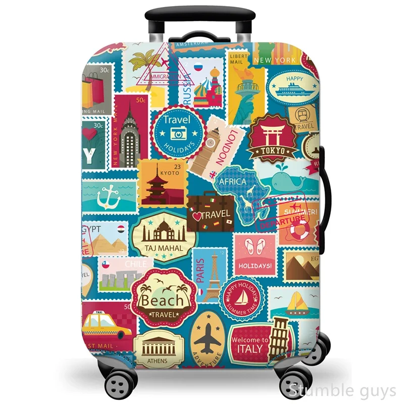 

Прочный эластичный чехол для чемодана, защитный, пыленепроницаемый, моющийся, практичный аксессуар для путешествий, для авиаперелетов и поездок на автомобиле