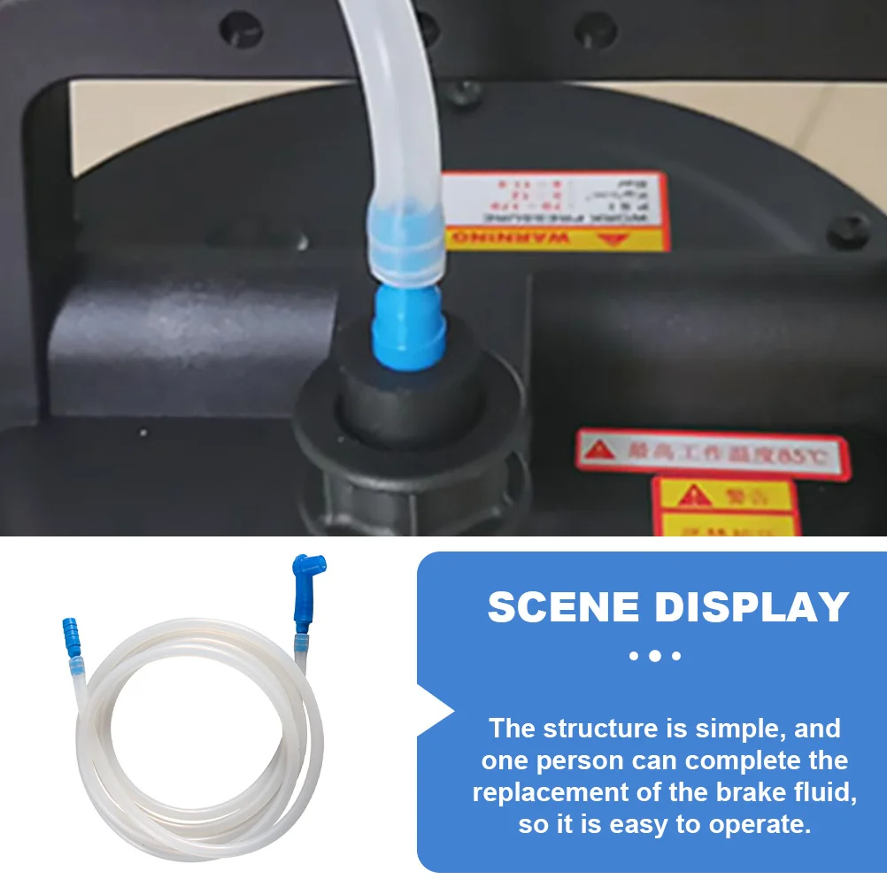 

Brake Fluid Exchange Tool 1Set Simple Efficient Durable ABS Rubber Car Brake Fluid Connector Exchange One Person