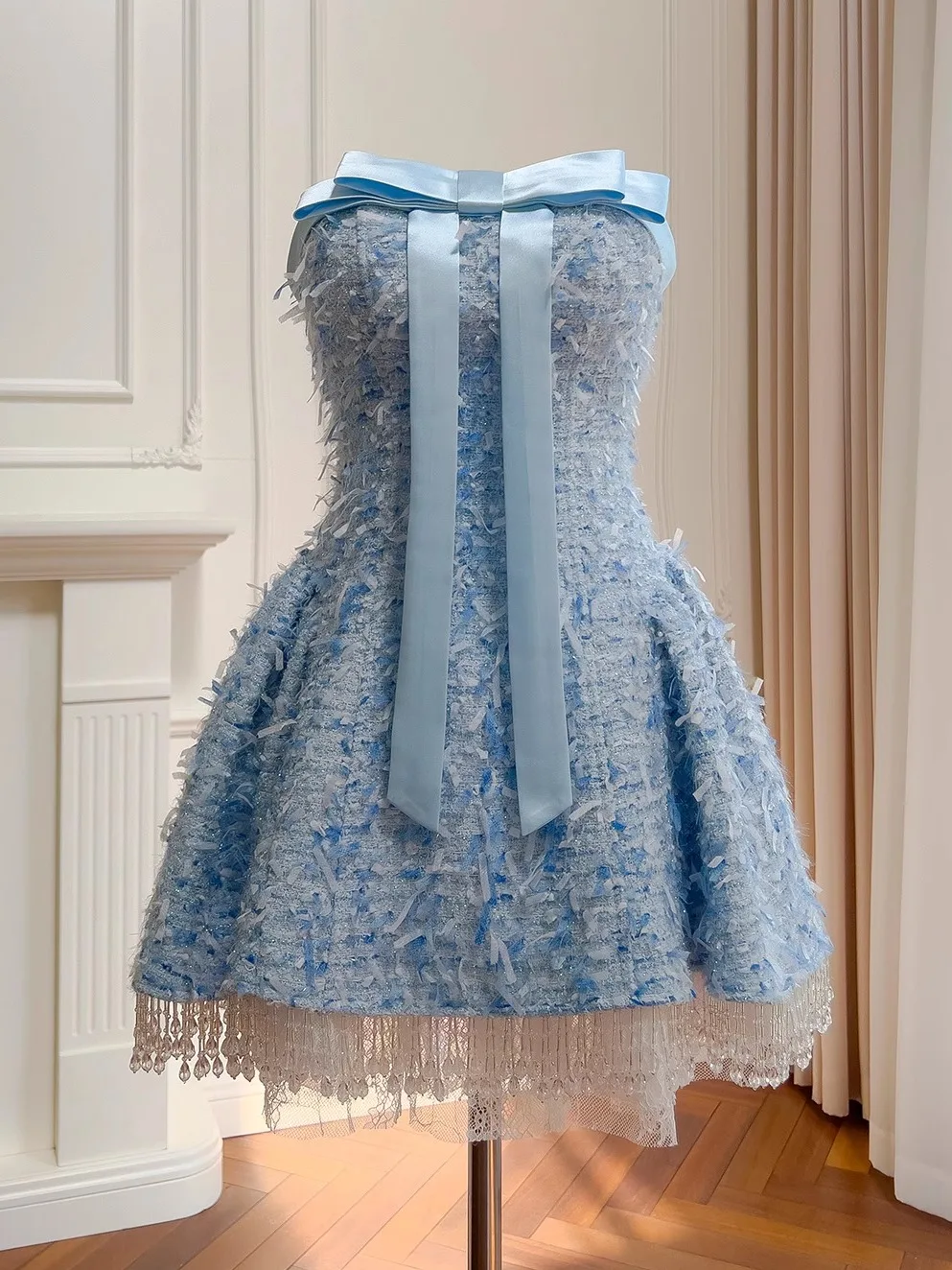 

Синяя пышная юбка Princ ort High-Defn Design Sensation Dr ort Dr Svel Легкий вес с цветочным принтом