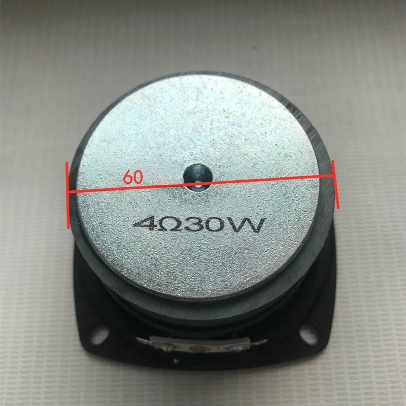 SOTAMIA 미드레인지 베이스 스피커, 고무 가장자리 멀티미디어 오디오 스피커, DIY 미니 베이스 스틸 캐논 우퍼, 3 인치, 78mm, 4 Ohm, 30W, 1 개