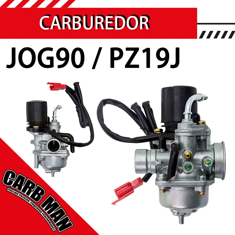 

PZ19J Motorcycle Carburetor For Yamaha JOG90 19mm Jog 50 50cc BWS100 YW100 ATV Scoote 2 Stroke Carb 1E40QMB 1PE40QMB 1E50QMG