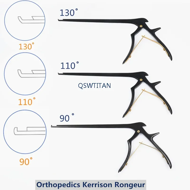 Imagem -02 - Pet Instrumento Cirúrgico Preto Instrumento Ortopedia 130 Graus 280 mm Aço Inoxidável