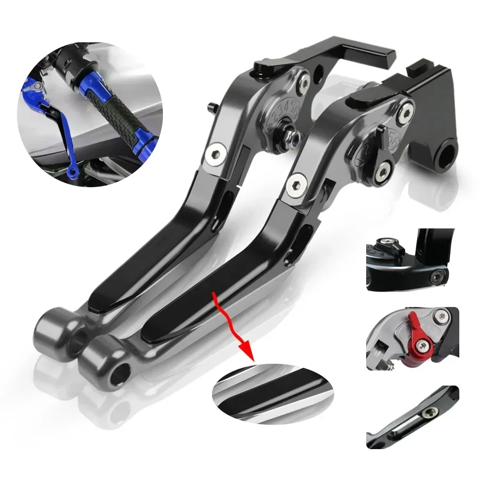 FOR SUZUKI GSF 400 BANDIT 1991-1995 GSF400 CNC Motorcycle Adjustable Clutch Brake Levers Handlebar Grip Accessories