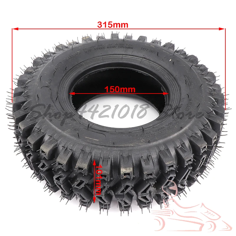 4.10-6 Vacuum Tires 4WD For Karting ATV Tubeless 47cc 49cc /4.10-6 Garden Snow Field Cultivator  Blower Dirt Pit Bike Moto Parts