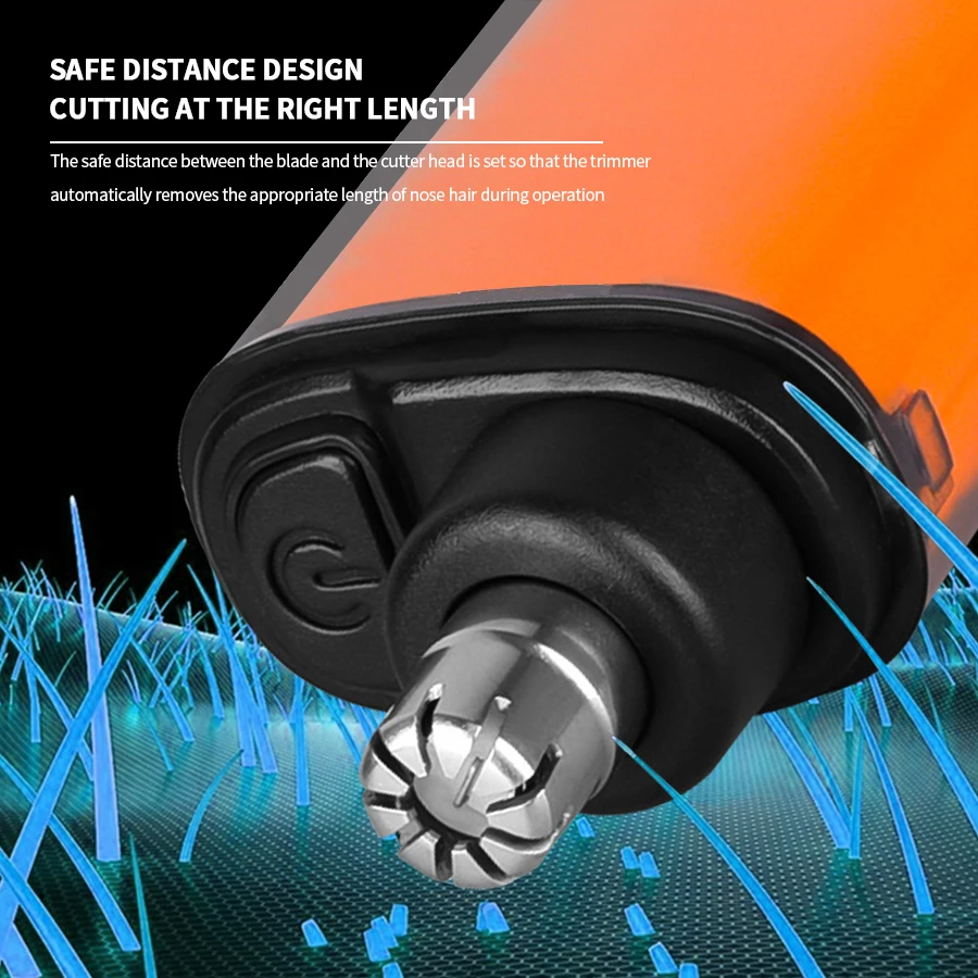 2 In 1 Electric Portable Ear And Nose Hair Trimmer Clipper 2025 Professional Painless Portable Eyebrow For Men image 6