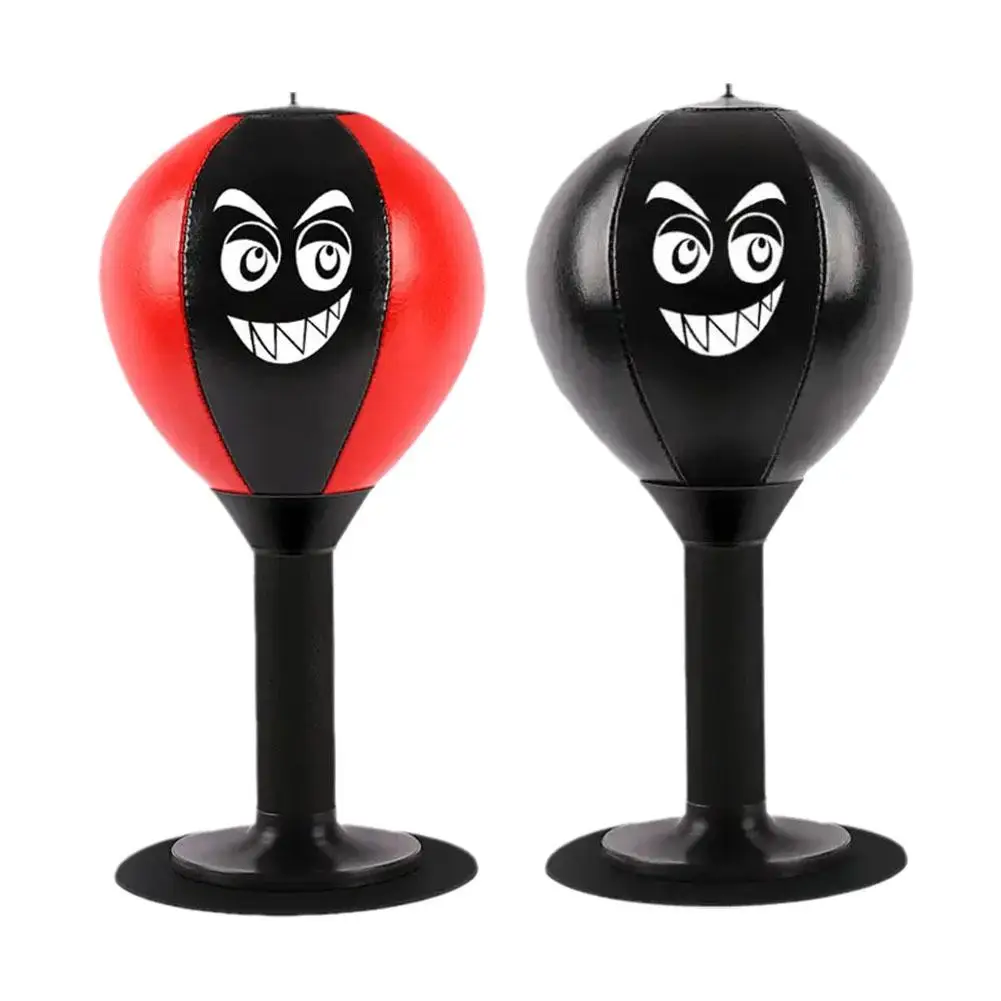 Punching Bag Desktop Punching Bag Stress Buster With Suction Cup Desk Table Boxing Punch Ball Suction Cup Reduce Tension Toys