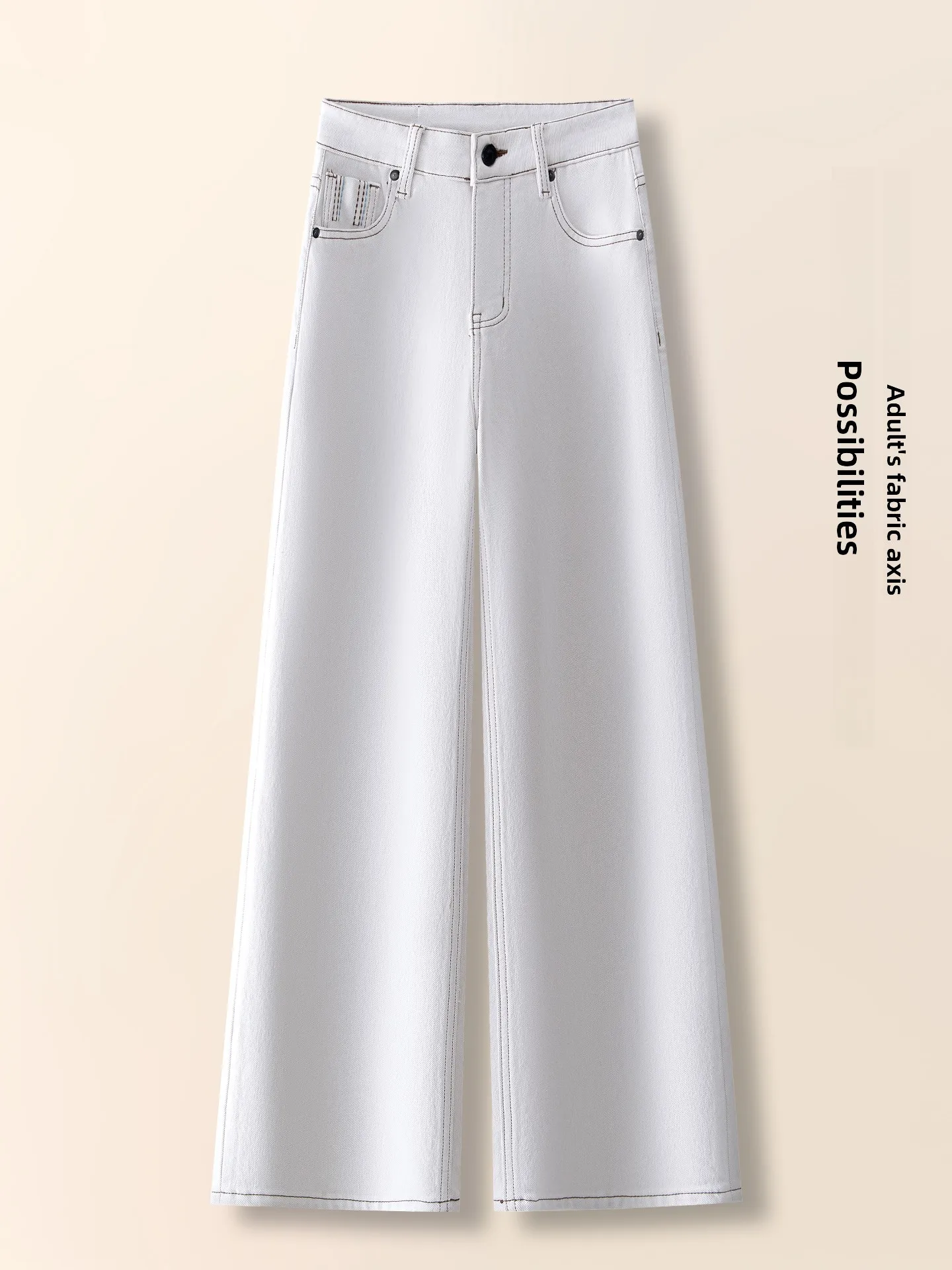 

Женские утепленные флисом джинсы с широкими штанинами, высокой талией, стройнящие, светло-зеленые, повседневные, прямые брюки, осень-зима, новинка