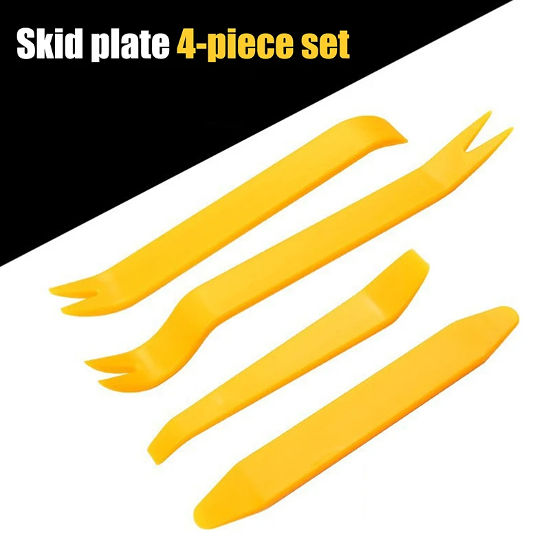 4pcs Car Door Clip Car Disassembly Tools Set DVD Stereo Refit Kits Interior Plastic Trim Panel Dashboard Removal Tool