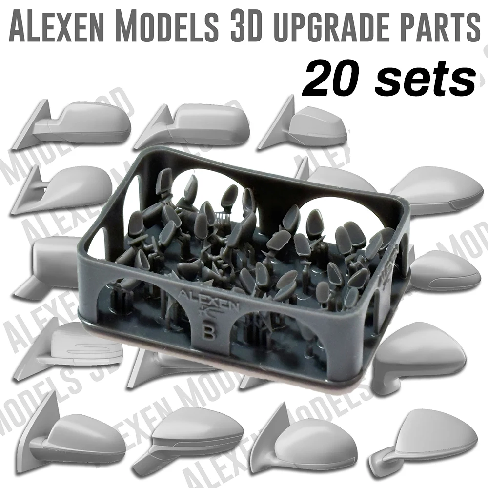 Alexen 1/64 Model Car Metal License Plates Western Style Toy Cars Detail-up Parts Diorama Decoration Simulation Scene Toy
