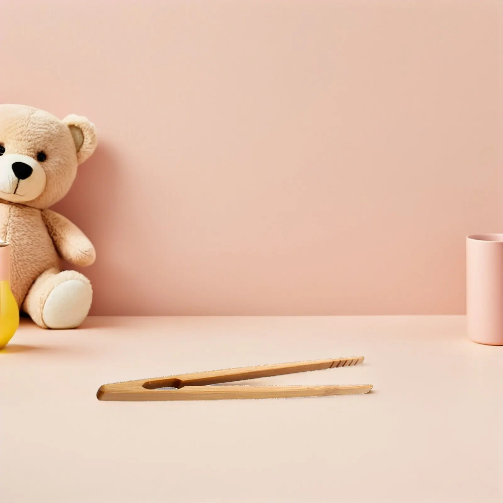 

6Pcs Wood Tongs for Kids Fine Motor Practice Educational Tweezers Montessori Teaching Tool Preschool Home