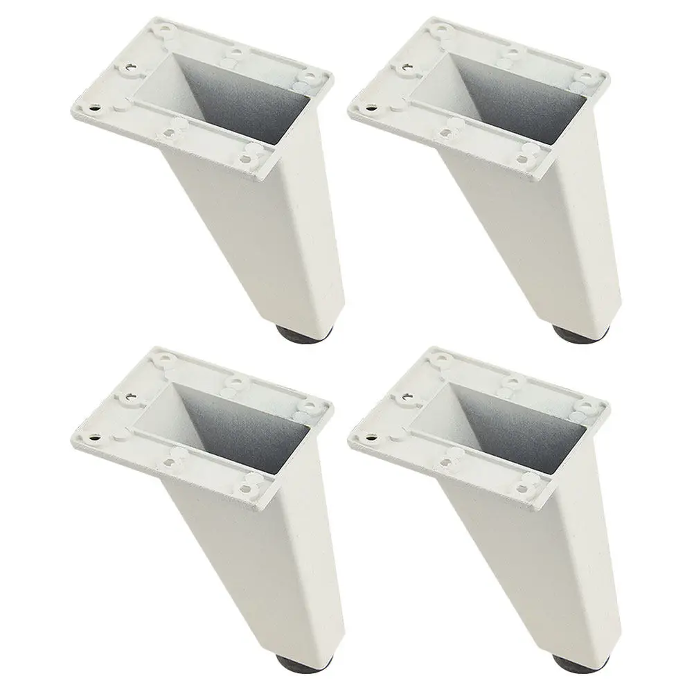 

4pcs Adjustable Sofa Legs Strong Furniture Support For Bathroom Cabinet Cabinet Tea Table Lightweight White