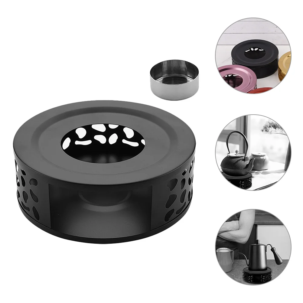 Stainless Steel Heating Base Tea Lights Heater Hollow Teapot Warmer Tealight Holder Metal Make Warmers for