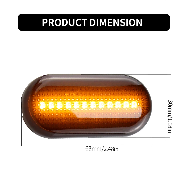 Feu clignotant dynamique LED, marqueur latéral, pour Nissan Tiida C11 Note E11 NE11 Micra K12 NP300 Navara D40 Qashqai J10, 2 pièces